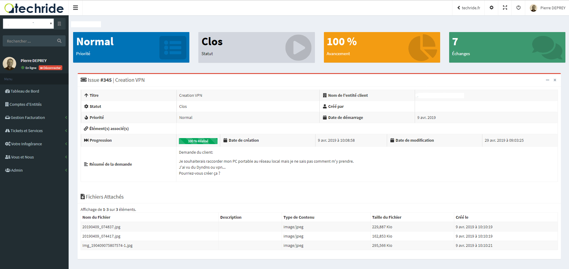 Créez des demandes avec un suivi personnalisé